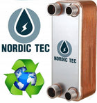 Wymiennik ciepła NORDIC TEC 32 płytowy 40 kW 1 cal z Izolacją
