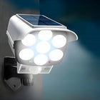 LAMPA SOLARNA LED Z CZUJNIKIEM RUCHU I ATRAPĄ KAMERY oświetlenie ogrodowe, imitacja monitoringu, zimne białe światło