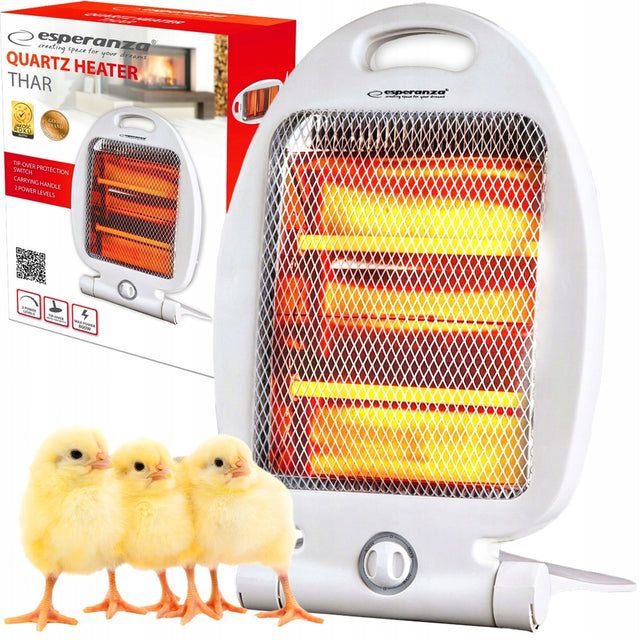 Grzejnik elektryczny na podczerwień ogrzewacz farelka 800W piecyk kwarcowy 800 w