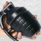 Solidny kubek granat z zawleczką czarny prezent dla niego taty żołnierza plastikowe naczynie do napojów 280 ml