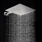 Deszczownica prysznicowa 20x20cm stalowa slim 2mm głowica natryskowa natynkowa do kabiny łazienkowej
