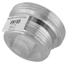 Redukcja zamiast perlatora z M18 GZ na M22 GZ adapter do kranu, przejściówka gwintowana do baterii, srebrna