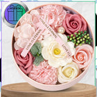 Sztuczne Róże Mydlane Flower Box Bukiet Zapachowych Kwiatów Dekoracyjne prezent dla mamy, upominek na walentynki