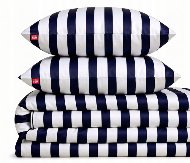 Komplet pościeli 100% bawełna navy line 160x200 + 2 poszewki 70x80 tekstylia sypialniane, zestaw na łóżko małżeńskie