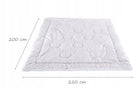 Kołdra AMW Imperial Alpaka 220x200 wełniana całoroczna, bawełniane poszycie, antyalergiczna dla alergików