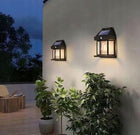 LAMPA SOLARNA KINKIET ŻARÓWKA LED ELEWACYJNA OGRODOWA ZEWNĘTRZNA MOCNA z czujnikiem ruchu, regulowana jasność, do