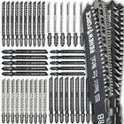 ZESTAW 50x BRZESZCZOTY Do Wyrzynarki T-SHANK Drewno Metal Plastik HCS HSS ostrza do piły, aluminium, PCV, stal