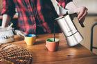 Kawiarka zaparzacz do kawy stal nierdzewna 4 filiżanki kawy transa 200ml moka na indukcję, espresso