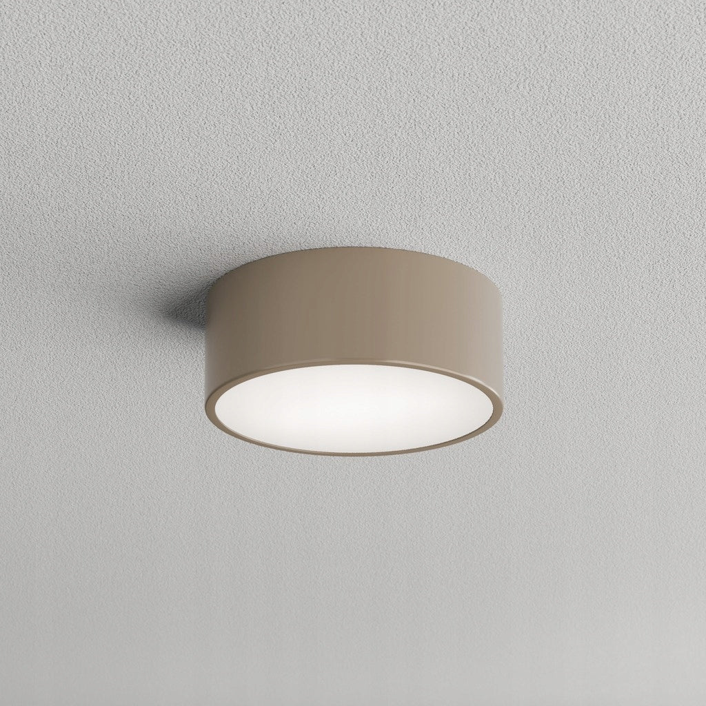 Lampa sufitowa Plafon cleo 200 Beżowy 20 cm okrągła oprawa oświetleniowa na żarówkę E27, bez źródła światła
