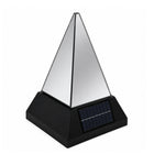 Znicz Solarny Lustro Piramida 3D Lampion Fotowoltaiczny 24,5cm Dzień i Noc ozdoba nagrobna na cmentarz, LED, ponad 75