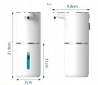 Bezdotykowy automatyczny dozownik do mydła w pianie dyspenser do piany USB podajnik kosmetyku, 400 ml, stojący do