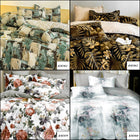 Komplet pościeli 100% bawełna 140X200 poszewki 70x80 ciepła dużo wzorów zestaw 3-częściowy, zapinany na suwak