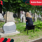 Ławka cmentarna ze schowkiem ławeczka przygrobowa składana na cmentarz 75cm siedzisko przy grobie, miejsce na