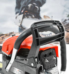 Piła spalinowa pilarka łańcuchowa 3,5KM do drewna drzewa mocna + olej stihl silnika
