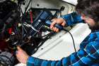OPALARKA ELEKTRYCZNA MOCNA Z REGULACJĄ 2 BIEGI MAX 600°C + 4 DYSZE termopistolet do usuwania farby i obkurczania, 230