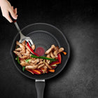 Wok tefal unlimited 28cm tytanowy patelnia nieprzywierająca do smażenia, na indukcję, do piekarnika, można myć w
