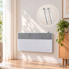 Grzejnik elektryczny energooszczędny 2000W termostat IP20 EGB Warmtec konwektor do domu i biura, ogrzewanie