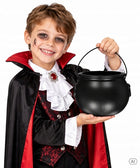 Kociołek czarownicy wiedźmy czarny 18 CM wiaderko na cukierki halloween pojemnik na słodycze, opakowanie na łakocie