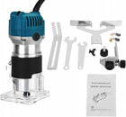 MOCNA FREZARKA GÓRNOWRZECIONOWA DO DREWNA 30000RPM 800W + 15SZT FREZÓW router elektryczny, obróbka, rowkowanie i
