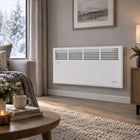 Grzejnik elektryczny z termostatem energooszczędny konwektorowy EWN-2000W 730 mm 400 mm grzewcza biały