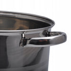 Garnek wysoki z pokrywką gastronomiczny stalowy 10,5 L indukcja kamille naczynie do gotowania, średnica 26 cm, bez