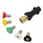 SZYBKOZŁĄCZKA ADAPTER PRZEJŚCIÓWKA 1/4 BAYONET do Karcher K2-K7+5DYSZ MYJKI do pistoletu ciśnieniowego, gwint M18