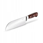 NÓŻ JAPOŃSKI SANTOKU Solidny Ostry PROFESJONALNY Starke Pro Silva 18 cm do krojenia mięsa, warzyw i ryb, stalowe