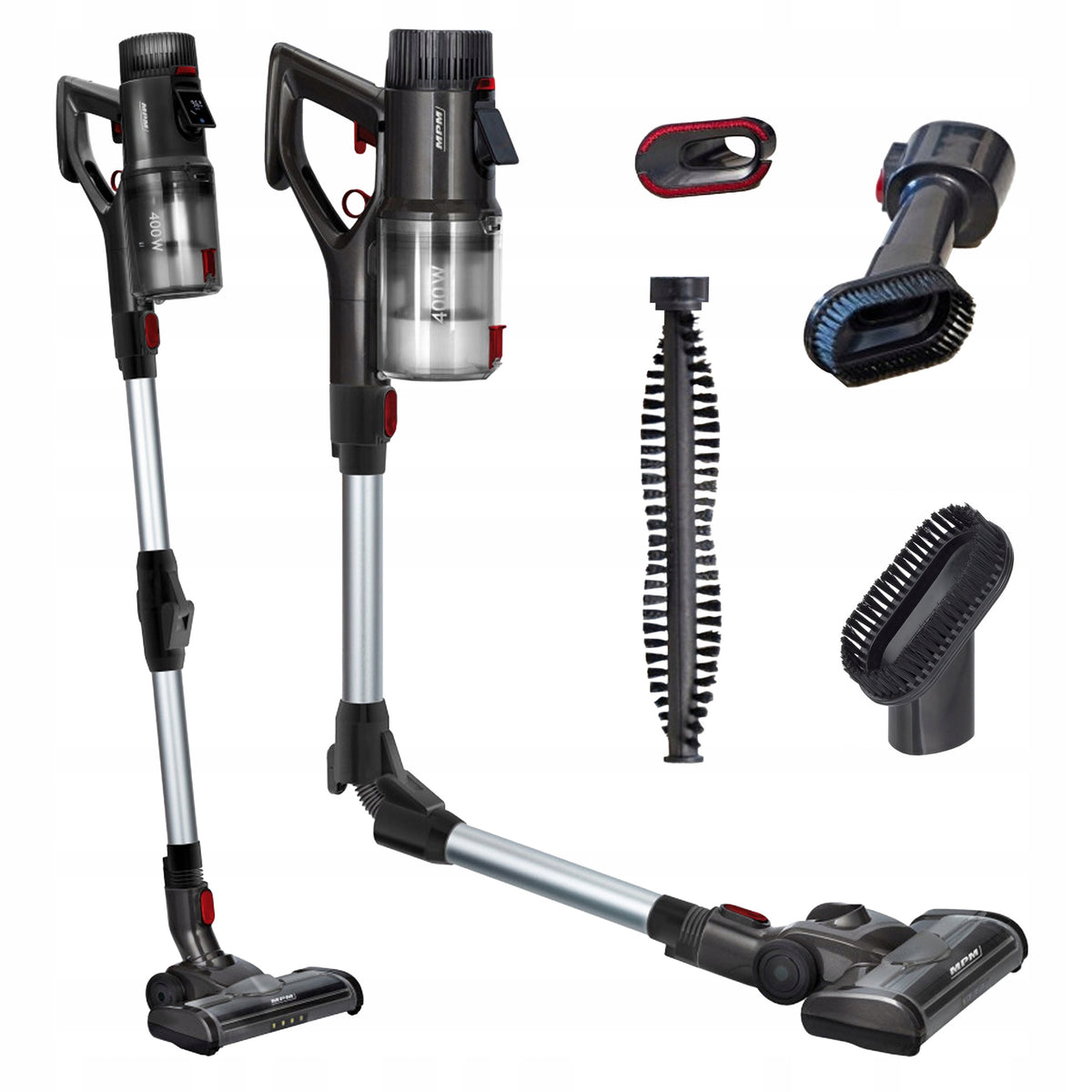 Odkurzacz Pionowy Bezprzewodowy Bezworkowy Mocny Flex MPM MOD-71 400 w 2.9 kg