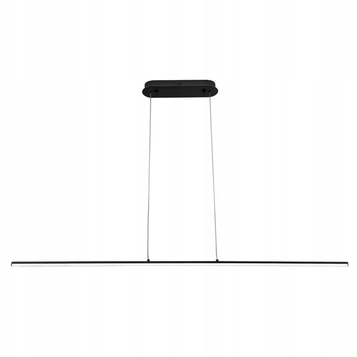 Lampa sufitowa wisząca 120cm 4000K LED ŻYRANDOL czarny Mocne jasne światło oświetlenie do salonu, nowoczesna oprawa