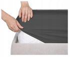 Prześcieradło z gumką bawełna jersey 160x200 bawełniane grube różne kolory na materac do 30 cm, certyfikat oeko-tex