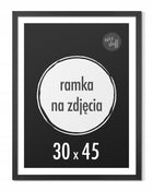 Ramka na zdjęcia 30x45 Ramka 30x45 Ramki na zdjęcie czarna MDF czarne drewniana oprawa fotografii do dekoracji ściennej