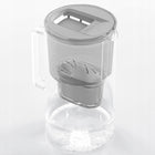 Dzbanek filtrujący szklany Wessper D2 Borosilicate 3l + 1 filtr Aquamax srebrny/szary