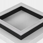 Lampa Sufitowa Plafon LED Czarna Kwadratowa Natynkowa Nowoczesna 30W 4500K oprawa oświetleniowa 30 cm ze zintegrowanym