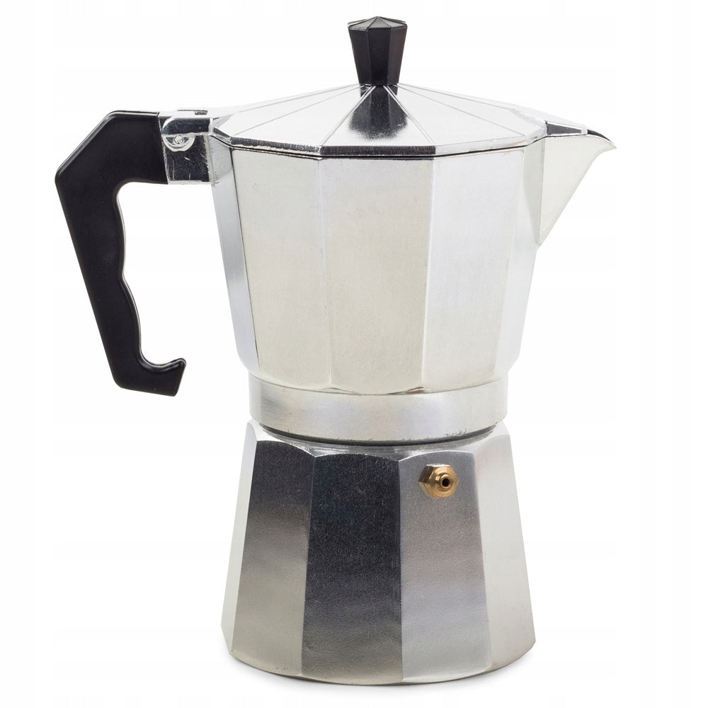 Kawiarka zaparzacz do kawy 6 kaw 300ml aluminiowa ekspres moka, espresso, możliwość mycia w zmywarce