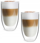 SZKLANKI TERMICZNE DO KAWY LATTE HERBATY VIALLI DESIGN 6x 350 ML PODWÓJNE espresso cappuccino napoje gorące