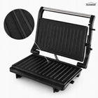 Opiekacz grill elektryczny airdweller 1000W do kanapek panini toster 180° nominalna czarny