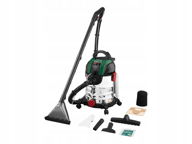 Parkside Odkurzacz Piorący 1600W 20l PWS 20 F5 Pranie Tapicerki ekstrakcyjny do dywanów, wykładzin, kanap i foteli samochodowych, zbiornik czystej