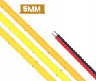 Taśma LED COB wąska 5mm 12V 384diod/m neon linia światła biały neutralny 5m oświetlenie mebli, wnęk i podświetlenie