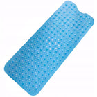 Mata antypoślizgowa łazienkowa do wanny pod prysznic dywanik 100x40CM guma wkładka kąpielowa prostokątna niebieska 3 mm