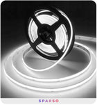 Taśma LED COB 12V 5m rolka 320 LED/m neon 6000K biała zimna mocna IP20 pasek świetlny, liniowe oświetlenie wnętrz