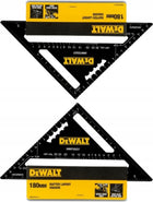 Przymiar dekarski DeWalt 18cm kątownik nastawny aluminiowy do pomiaru i wyznaczania kątów