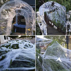 PAJĘCZYNA PAJĄKA BIAŁA 500 GRAM PAJĄKI DEKORACJA HALLOWEENOWA HALLOWEEN sztuczna sieć z pająkami, ozdoba na imprezę