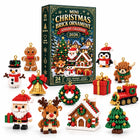 24Day Mini Christmas Brick Ornament Kalendarz adwentowy wiszący