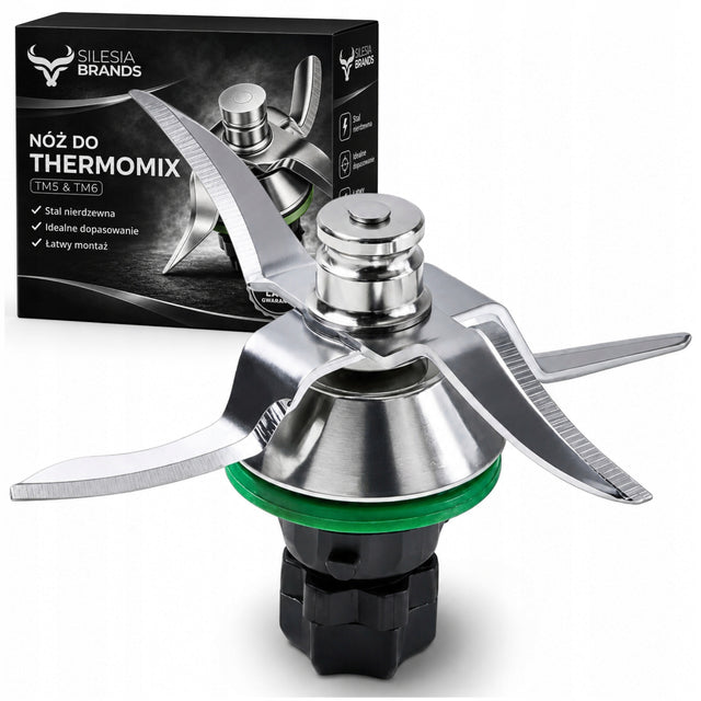 NÓŻ thermomix TM6 TM5 do thermomixa miksujące ostrza stal nierdzewna noże srebrny