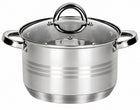 Garnek ze stali nierdzewnej 7 L 26 CM na indukcje GAZ KL67-26 naczynie kuchenne do gotowania zup, makaronu i dań