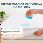 Ochraniacz na materac 120x200 cm Wodoodporny Podkład jak prześcieradło do łóżka, pranie w pralce, właściwości