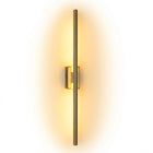 Kinkiet lampa ścienna LED złoty loft nowoczesny do salonu korytarza 8W 3000K oprawa aluminiowa, zintegrowane źródło