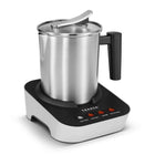 Spieniacz do mleka gorąca czekolada podgrzewacz 4 tryby 4w1 400ml 550W cappuccino latte, pianka na zimno i ciepło