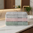 Ręcznik Bawełna Premium zoja 70x140 Eurofirany Hotel Spa 500gsm Srebrny kąpielowy do łazienki, z bordiurą, oeko-tex