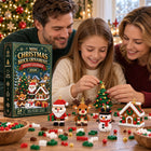 24Day Mini Christmas Brick Ornament Kalendarz adwentowy wiszący